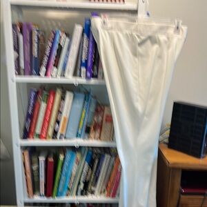 Pamela McCoy Straight Leg Pants - White